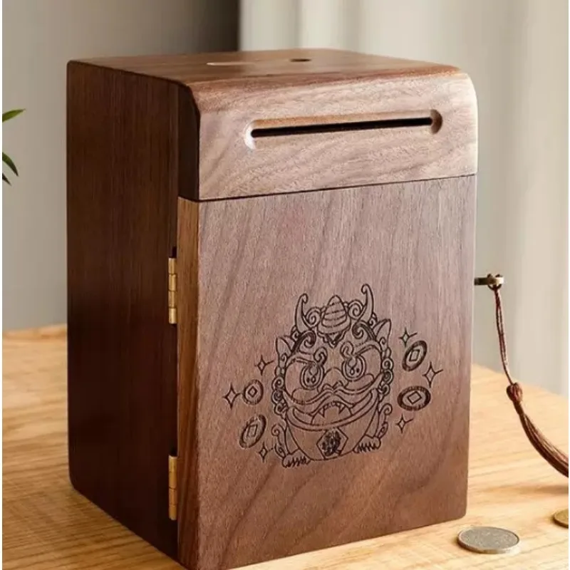 Interactive Password Safe Piggy Bank for Kids, One-Way Deposit Money Box Toy Gift for Boys, Girls & Early Learning Money Saving
