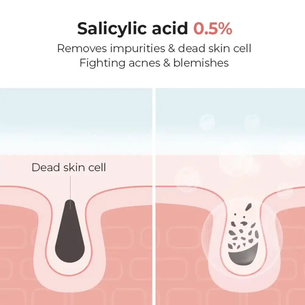 Salicylic Acid Daily Gentle Cleanser 150ml Facial Cleansing Korean Peeling Blackhead Exfoliating Remove Clean Deep Acne O0B4