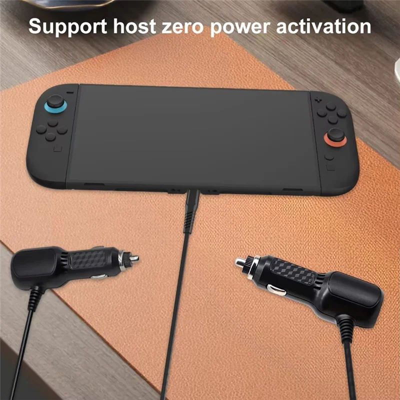 FFYY-고속 USB Type-C 차량용 충전기 스위치 라이트 전원 어댑터 용 스위치 2 용 고속 충전 어댑터 케이블