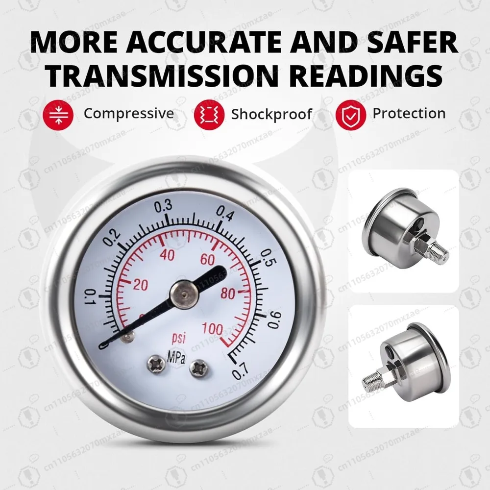 Fuel Pressure Regulator 6AN EFI Bypass Return Adjustable (30-70PSI)