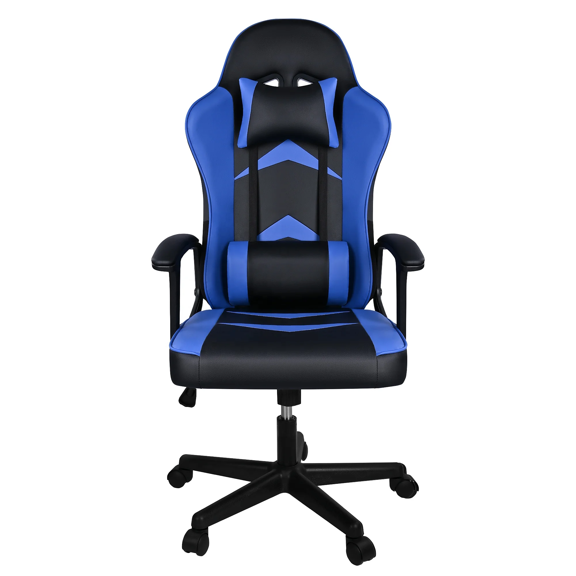 Gaming Chair with Headrest and Lumbar Advanced Comfortable Game Desk Chair Reclining Gamer Chair Seat with PU Leather