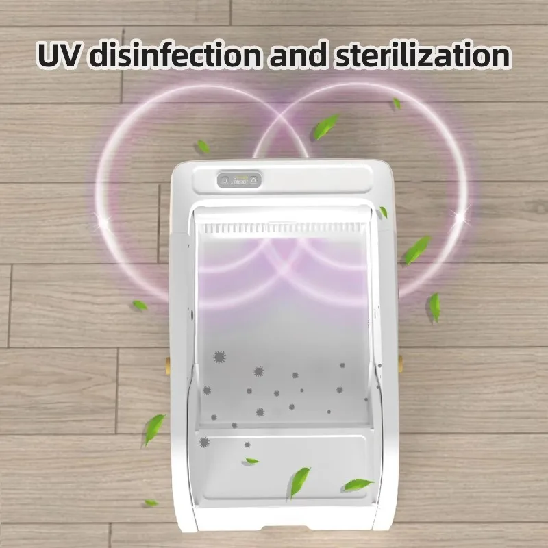 Full-Automatic Intelligent Cat Litter Box with Large Plastic  Anti-Splash Odor Control
