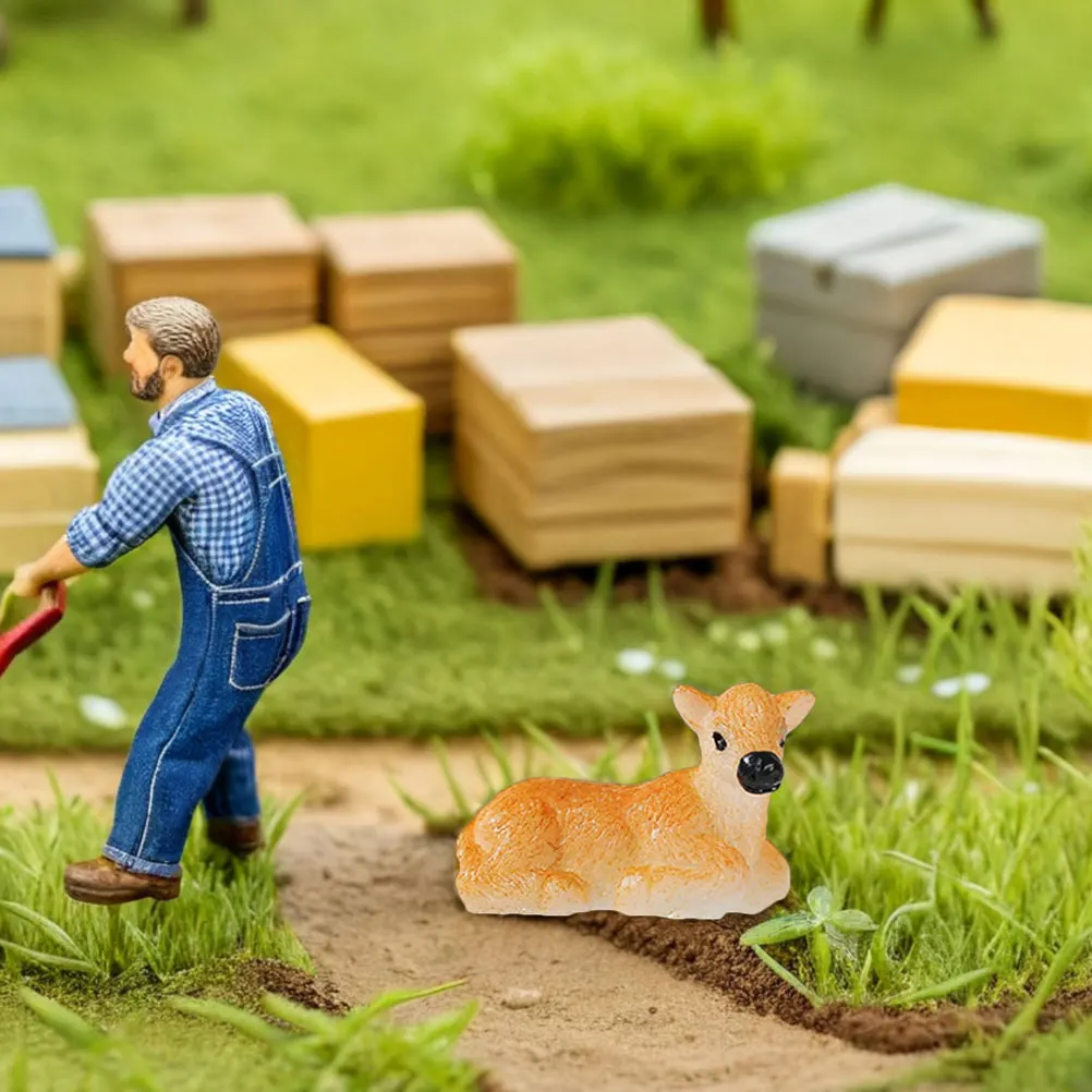 

20 Pcs Micro Landscape Decoration Simulation Outdoor Garden Resin Crafts Miniature Figurines Accessories