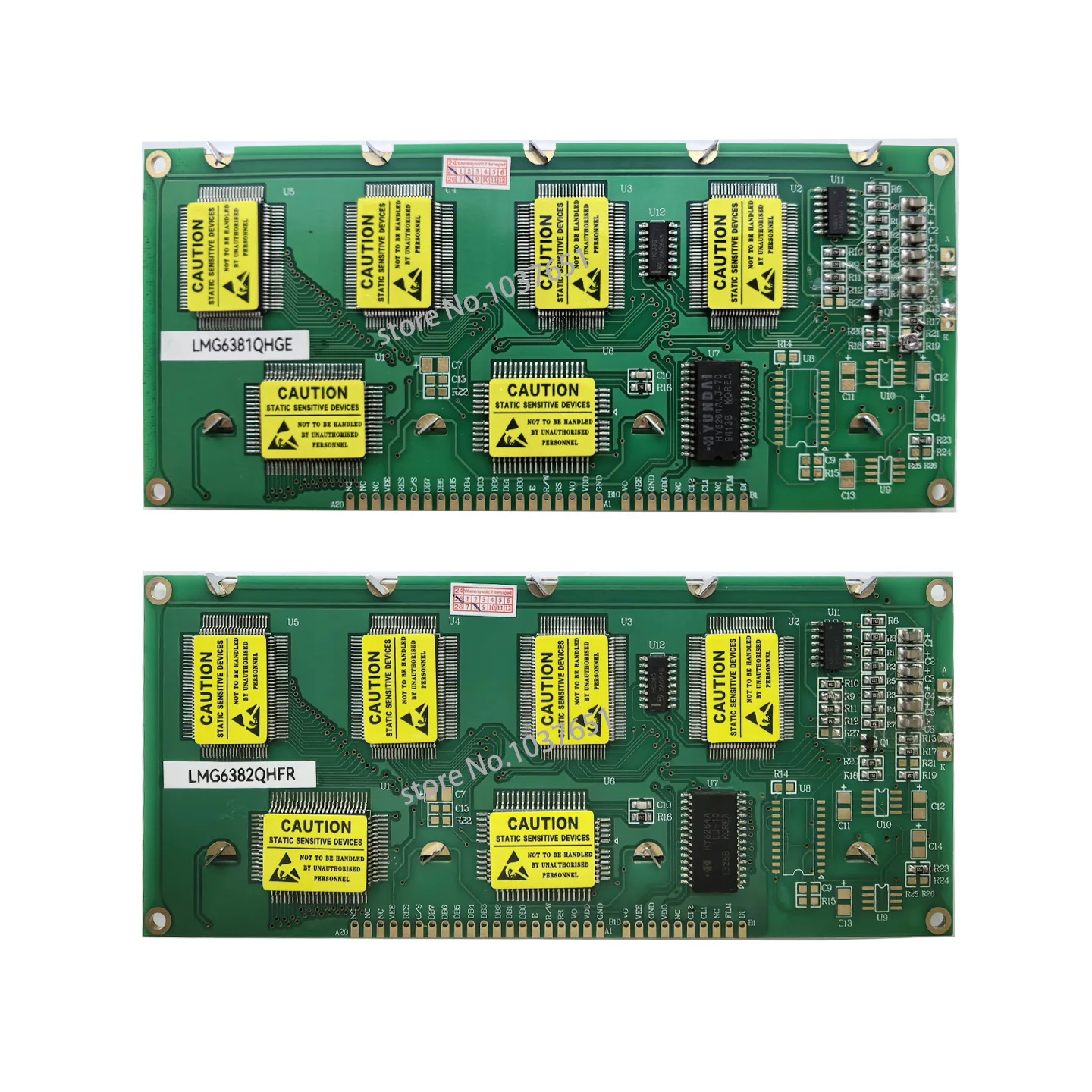 LMG6382QHFR LMG6381QHGE وحدة عرض Lcd جديدة متوافقة 240x64 شاشة خضراء