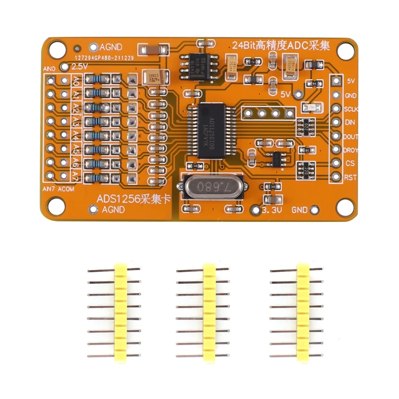 ADS1256 24 ADC 8 Road AD Module ADC Data Acquisition Module Computer Data Collection Module