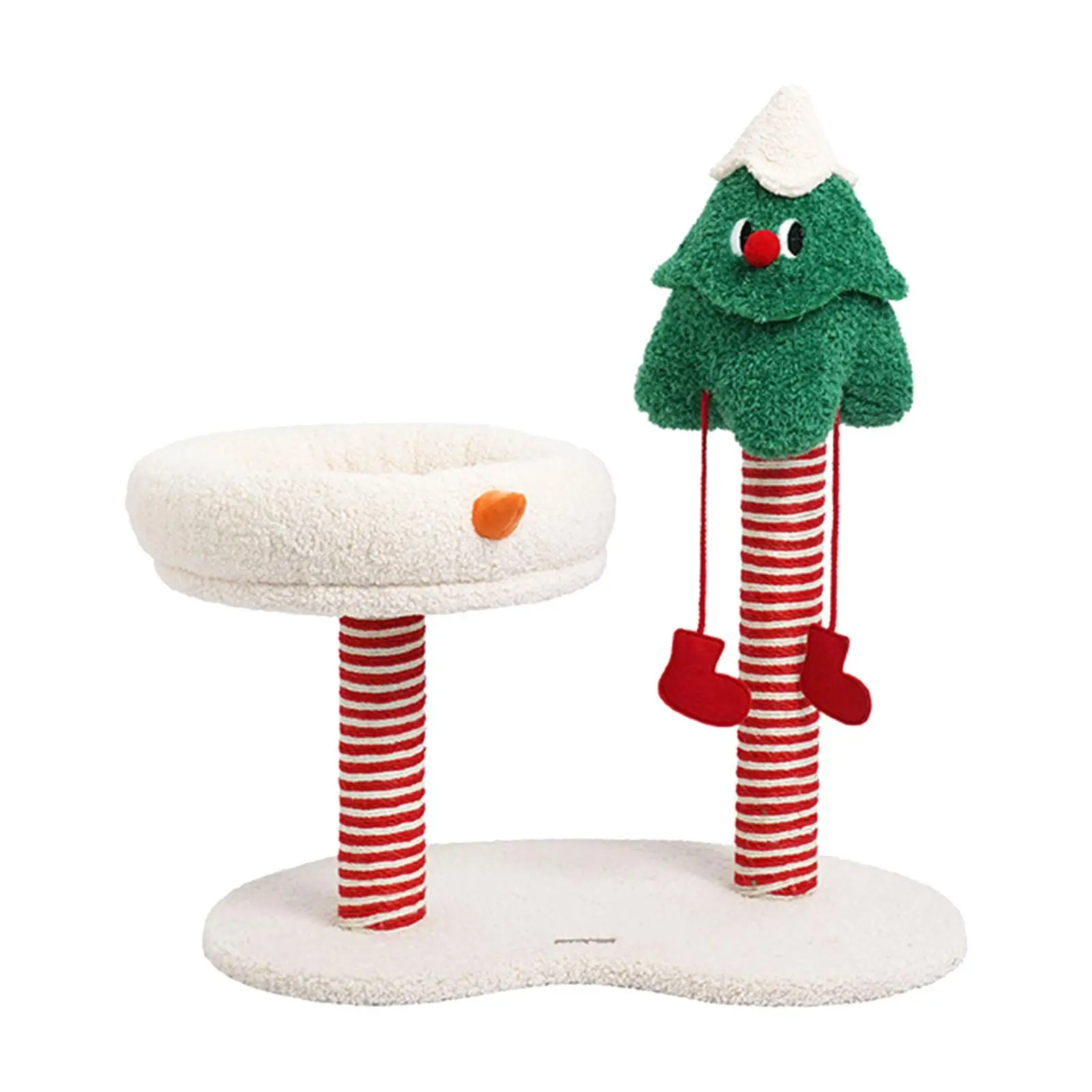 Cat Scratch Interactive Toy Christmas Theme Climbing Rack Pet Supplies Crafts