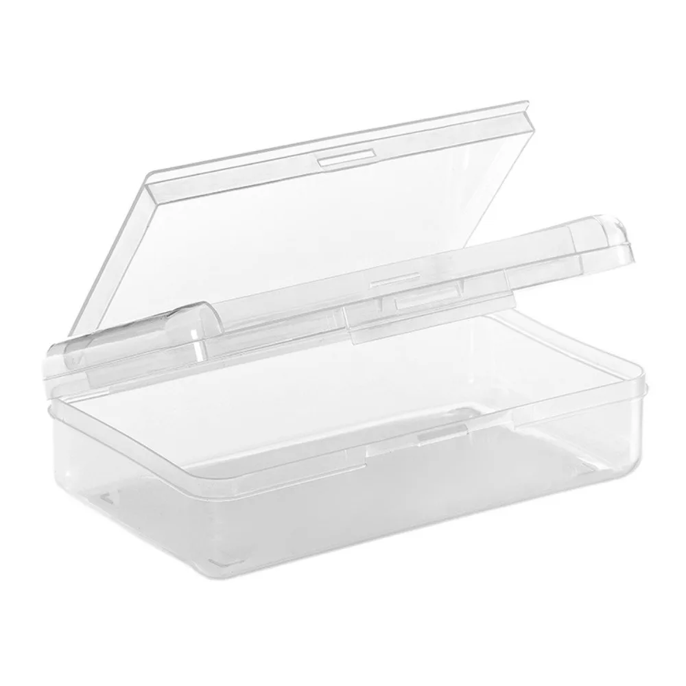 Double Layer Pencil Box Plastic Snap-Tight Lid Pen Case School Office Supplies Large Capacity Crayon Boxes for Kids Adults