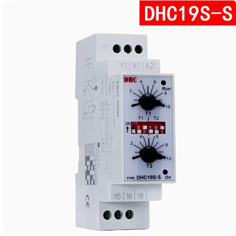 

Time relay DHC19S-S dual time cycle delay relay infinite cycle timing