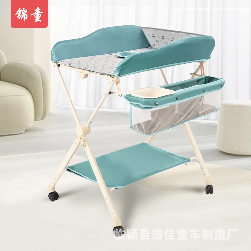 Diaper Table Baby Care Table Stable Upgraded Export Quality Multifunctional Foldable Massage Touch Adjustable in Five Levels