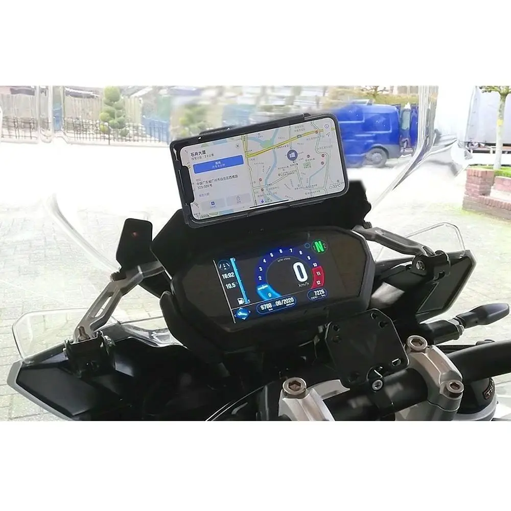 

NEW Motorcycle 2018 2019 2020 For Tiger 1200 Front Phone Stand Holder Smartphone Phone GPS Navigaton Plate Bracket