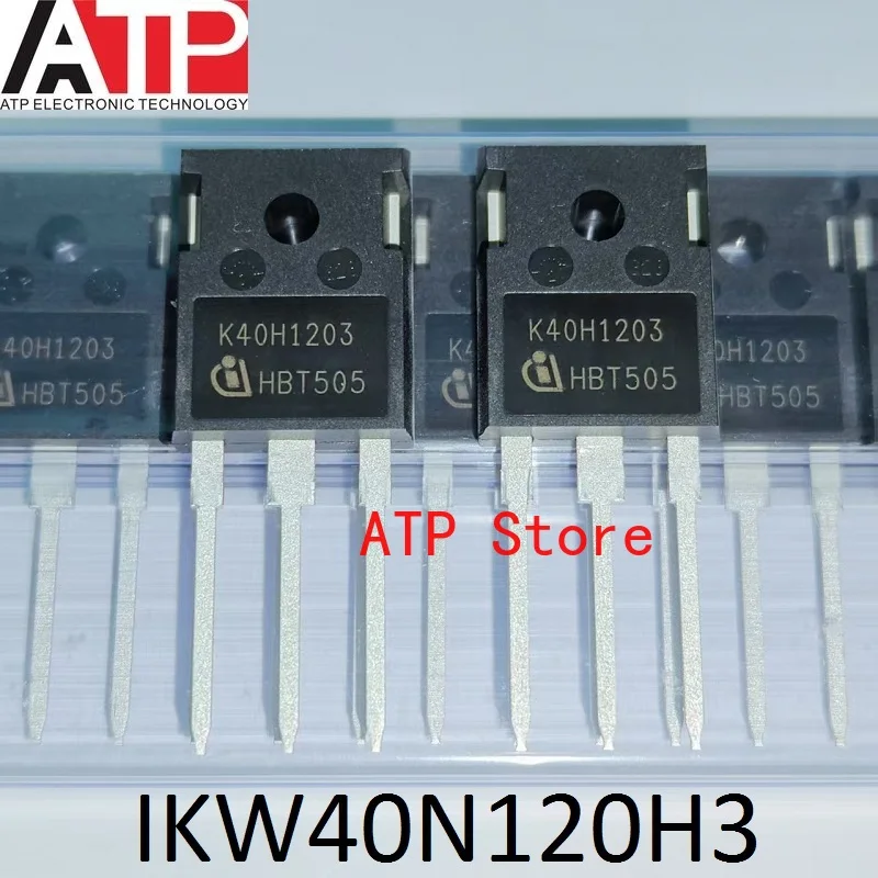 

10pcs/lot 100% New Original IKW40N120H3 K40H1203 TO-247 Transistor IGBT N-Ch 1200V 40A TO247 IKW40N120H3FKSA1