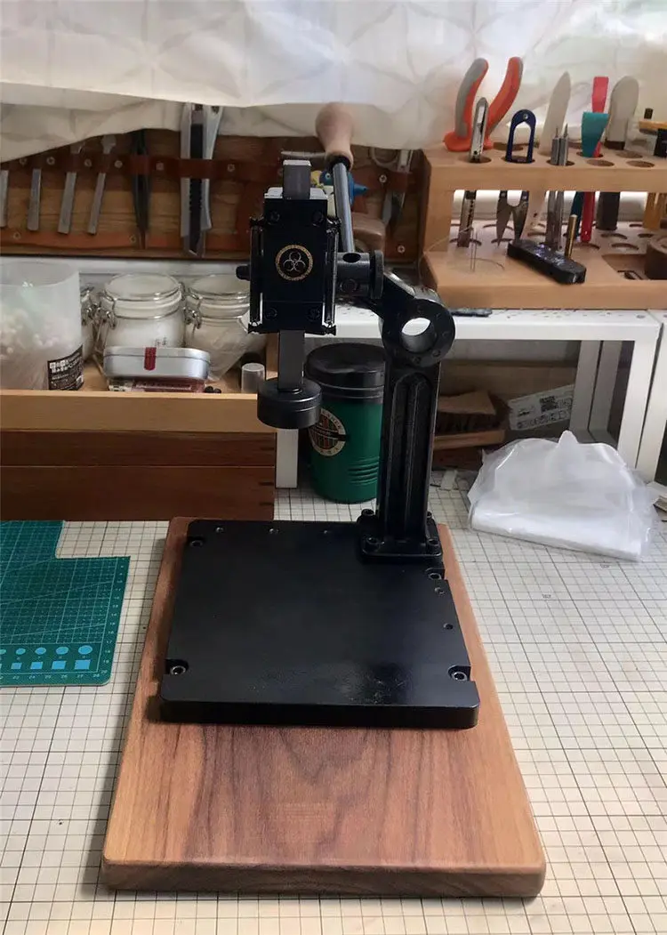 

Бесшумный ручной пресс для пробивки и резки кожи, регулируемый, экономящий силы, пресс-станок