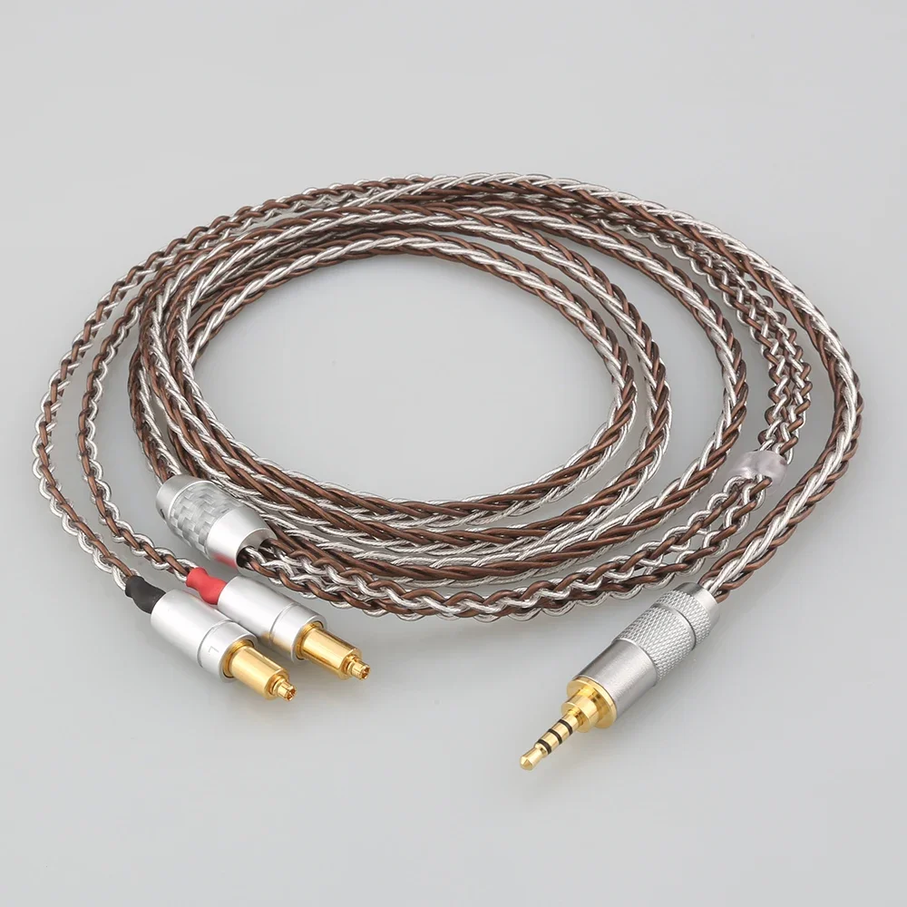 

Audiocrast 3.5mm 2.5mm xlr 8 core 7N OCC Braided Earphone Cable For Shure SRH1540 SRH1840 SRH1440 Headphone