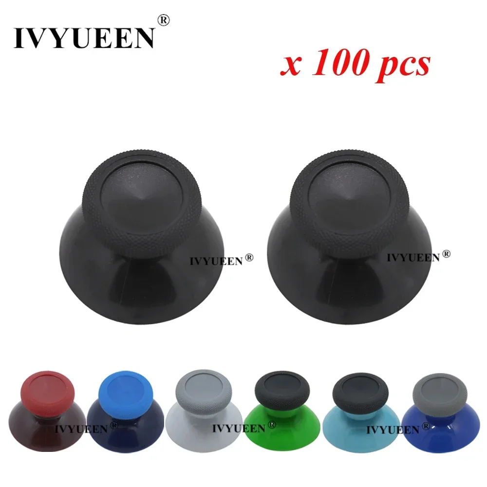 IVYUEEN 100 PCS 3D Analog Thumb Sticks for XBox One Series X S XSS XSX Controller Analogue Thumbsticks Caps Mushroom Grips Cover