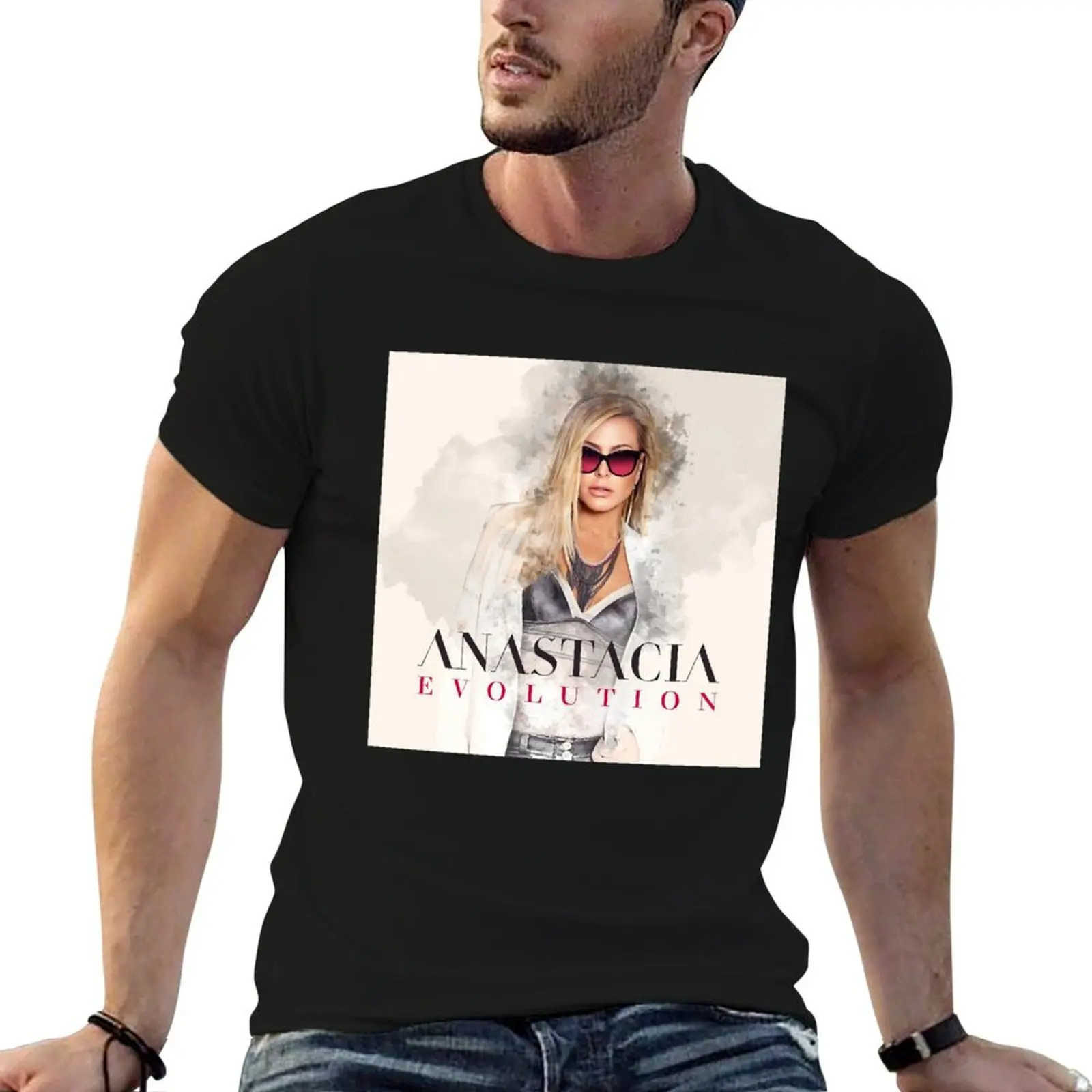 T-Shirt anastacia rokoksampurna mild evolution, haut décontracté imprimé de style rétro