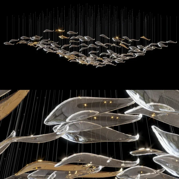 Contemporaneo per interni LED moderno industriale minimalista facile da appendere per scala regolabile in altezza