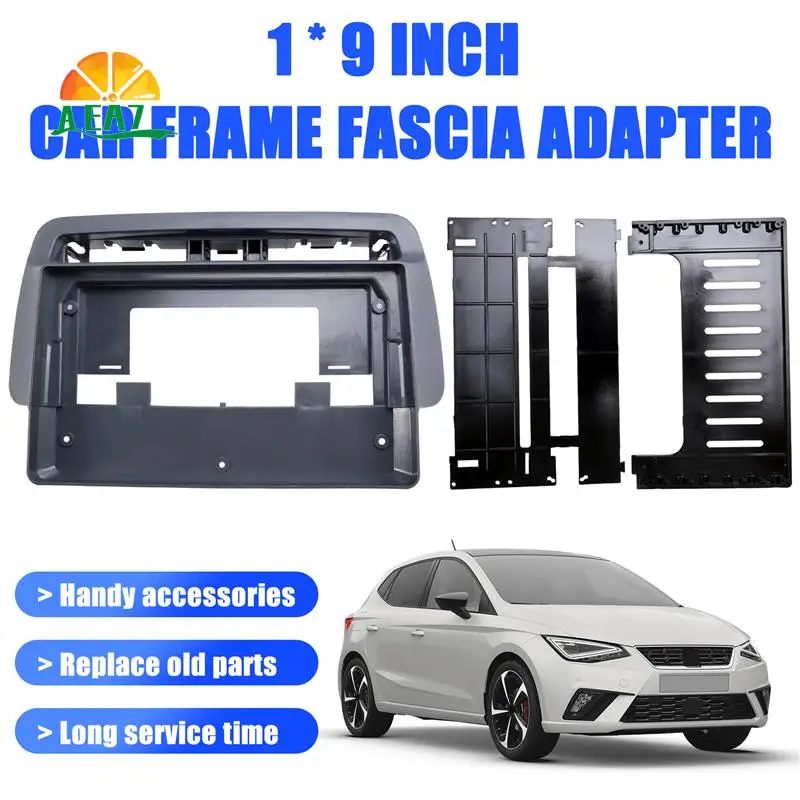 

AEA7-For SEAT IBIZA 2012-2015 (9INCH) Car Radio Fascias Android GPS MP5 2 Din Head Unit Panel Dash Frame Installation