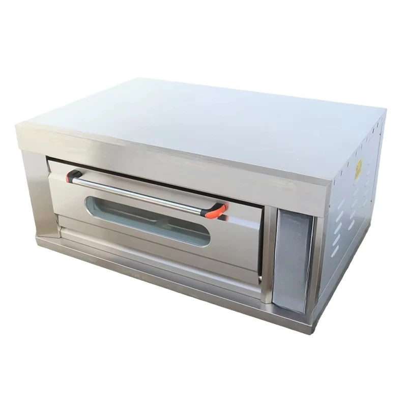 

Commercial one-floor two-plate electric oven, suitable for restaurants