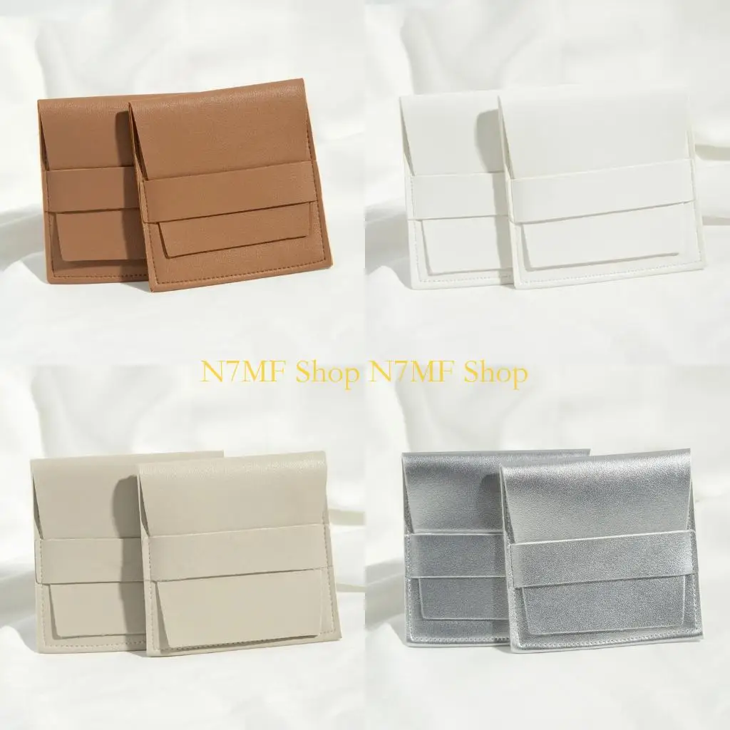 

N7MF 30 Pieces PU Leather Bags Jewelry Storage Bags Bracelet Storage Bag PU Material Suitable for Retailers and Crafters
