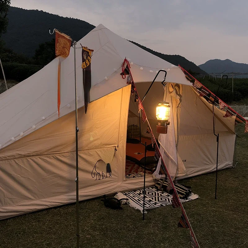 Big White Bear Utgard 13.2 ㎡ Two Bedrooms and One Living Room Cotton-Cloth Tents