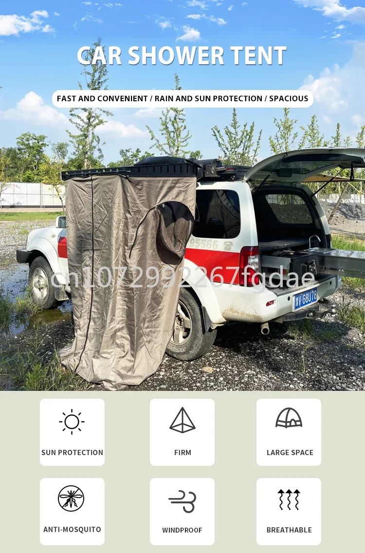 

Camping Shower Tent, Car Mounted Toilet, Changing Room, Shower Tent, Sunshade