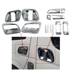 bowl cover Car Styling ABS Chrome Door Handle Covers For Toyota HIACE 2008 2012 2016 car accessories