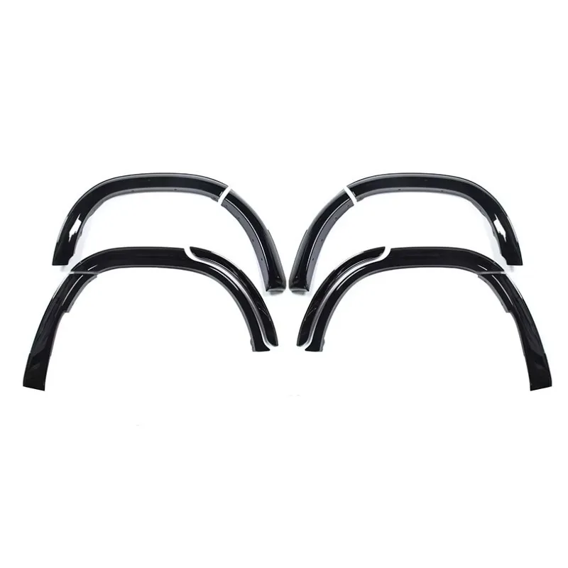 

For Car ABS Wheel Eyebrow Arches Fender Flares 6pcs Black/White Fit For 2008-2020