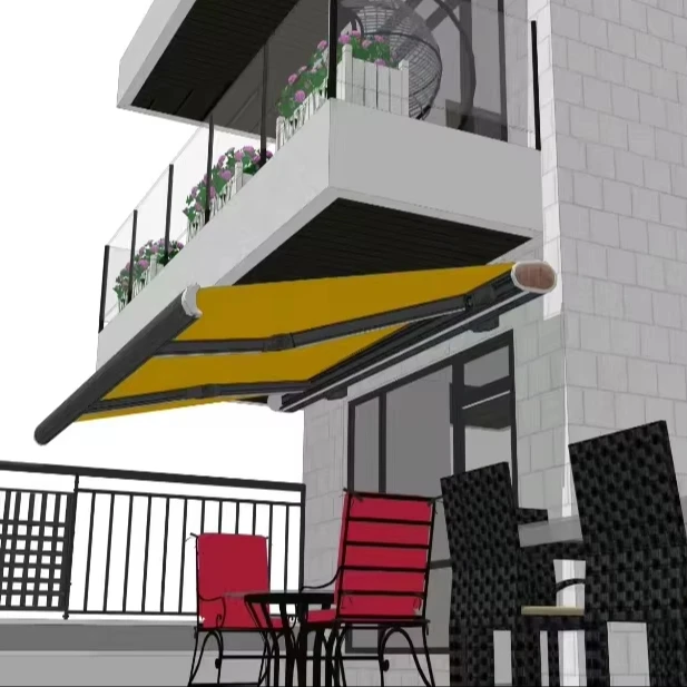 

Wholesale Custom Motorized Retractable Awning Canopy Waterproof Sun Shade Wall Mounted Outdoor Aluminum Frame Patio Electric Use