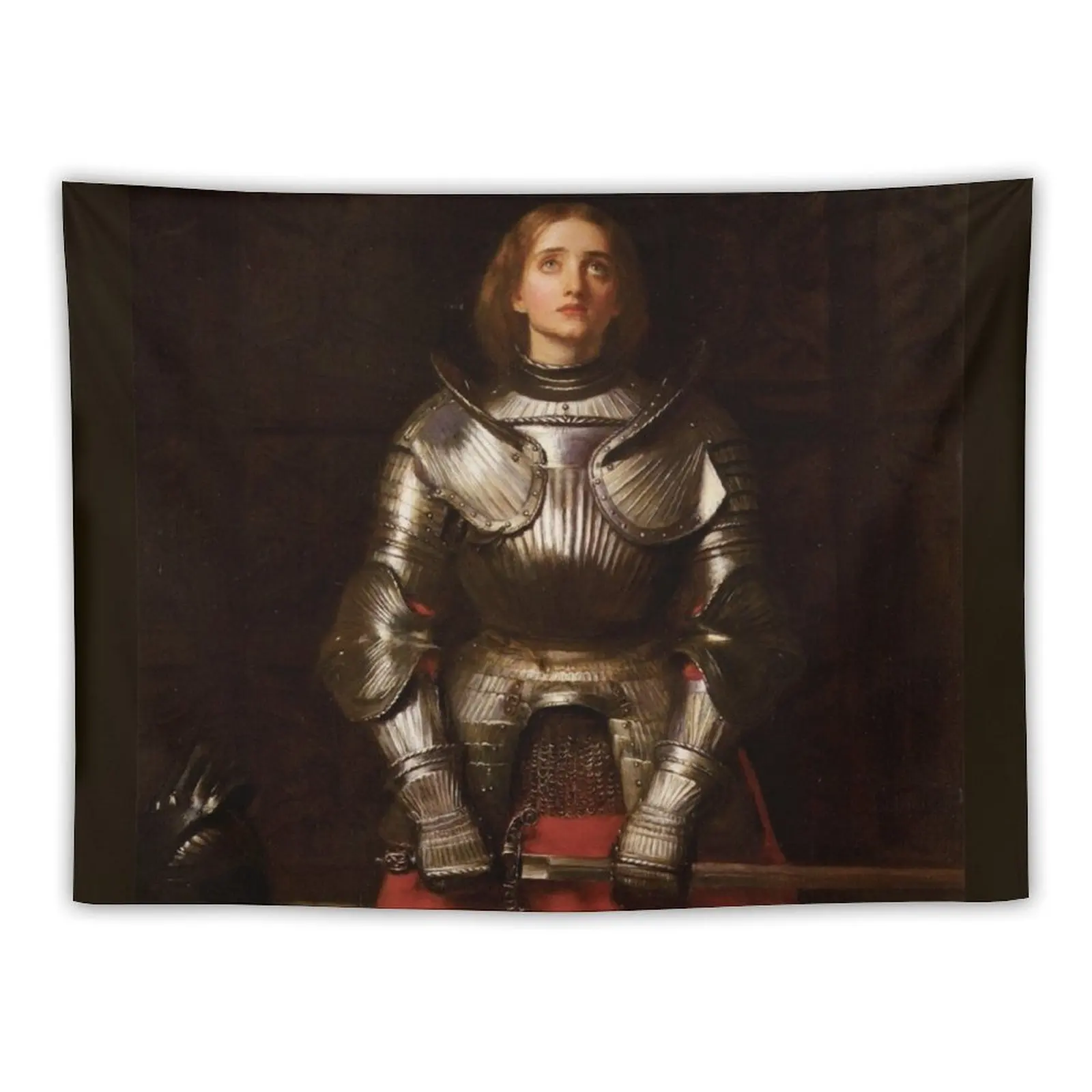 

Saint Joan of Arc by John Everett Millais Tapestry Wall Deco Decorative Wall Mural Tapestry