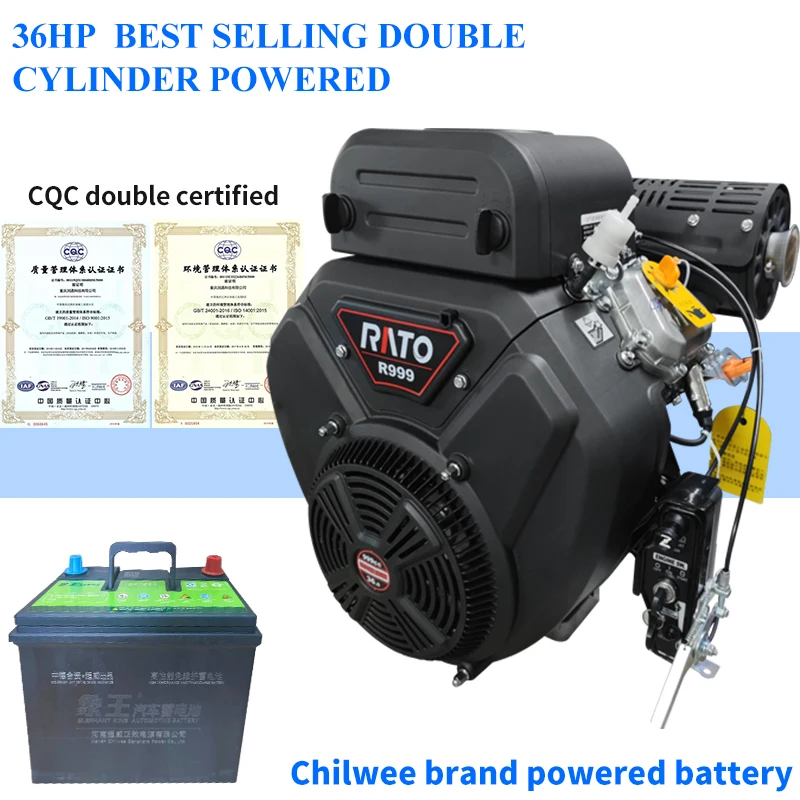 500bar gasoline power high pressure cleaner 36HP electric start double cylinder air-cooled engine factory direct sales