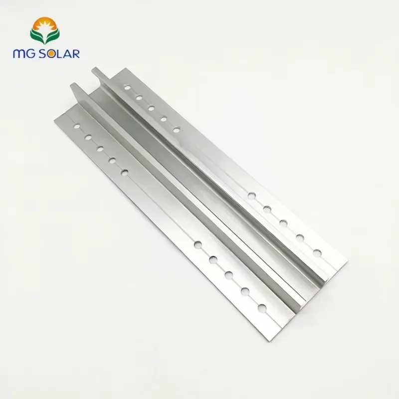 Hot Sale Universal Rail-less Solar Racking Aluminum Clamp Solar Mounting Standing Seam Metal Roof Clamp Solar Panel Mini Rail