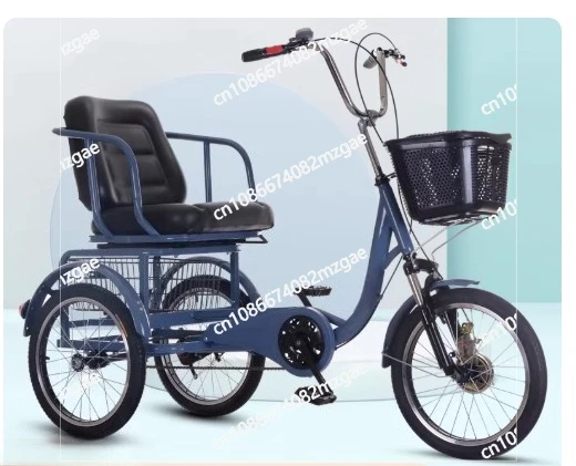 Lightweight Small Elderly Transportation Bicycle Adult Car The Elderly Force Tricycle Pedal Pedal Bike