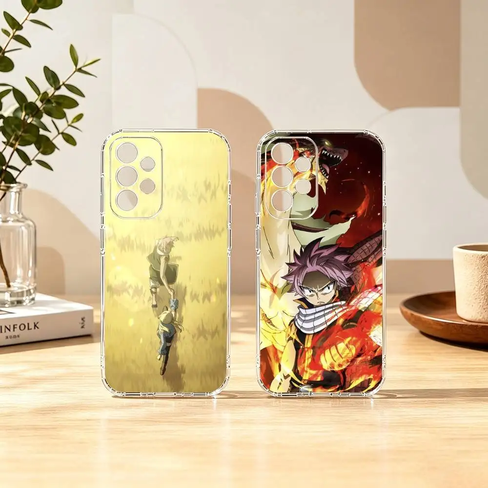 FAIRY TAIL Natsu Dragneel  Phone Case For Samsung S25,S24,S21,S22,S23,S30,Ultra,S20,Plus,Fe Transparent Cover