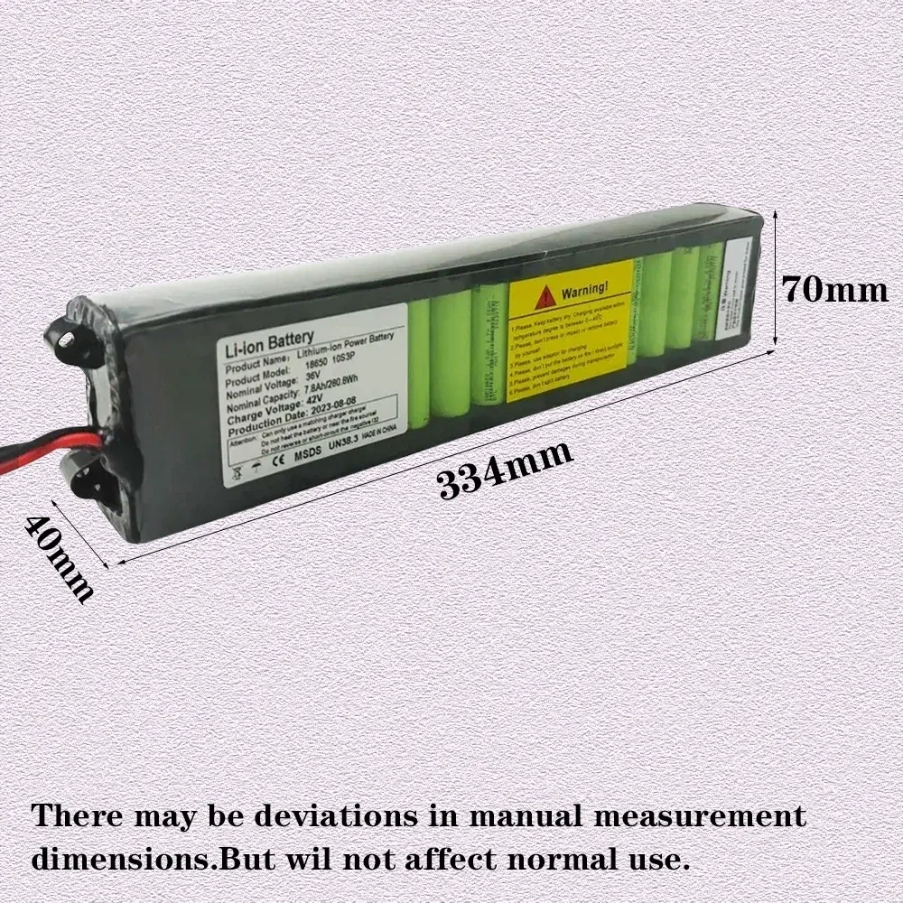 18650 10S 3P 36V 7800Mah Litium Ion Accu Voor Xiaomi M365 1S Mijia Pro Accu