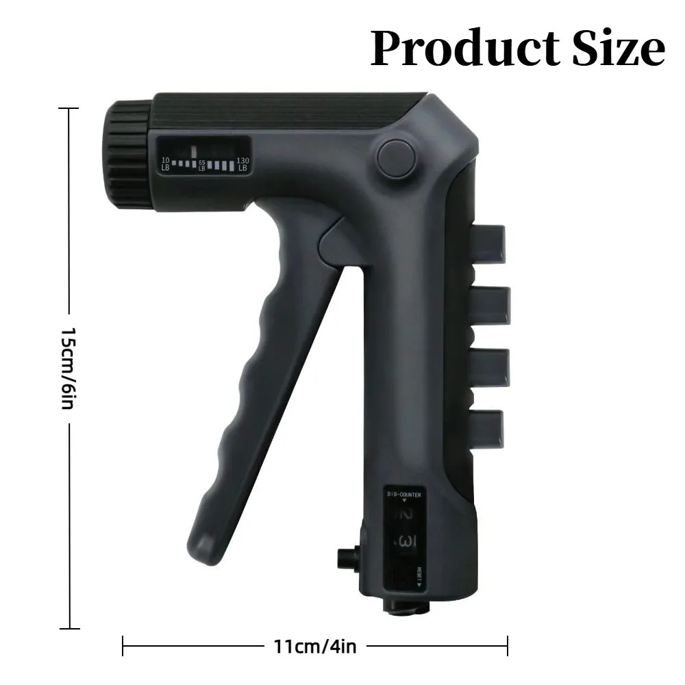 مع مدرب قوة قبضة تمرين الأصابع مع مقبض يد مقاومة متعدد الوظائف قابل للتعديل ومحمول