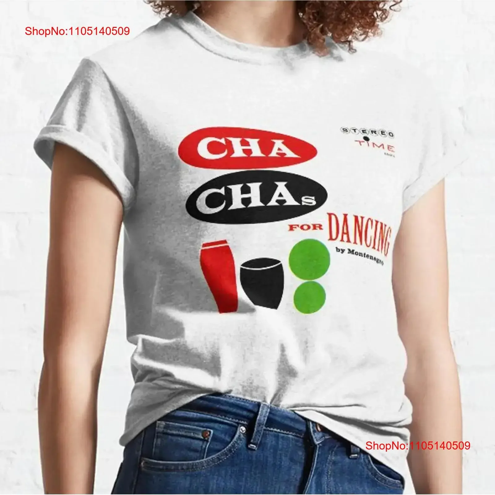 

Классическая футболка с рукавами CHA CHAS FOR DANCING, винтажная, мягкая, унисекс, мужская, эластичная, стильная, удобная