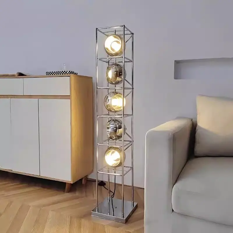 American Industrial Style Floor Lamps Parlor Designer Sample Room Study Bedroom Entrance Custom LED Vertical Lights Luminaires