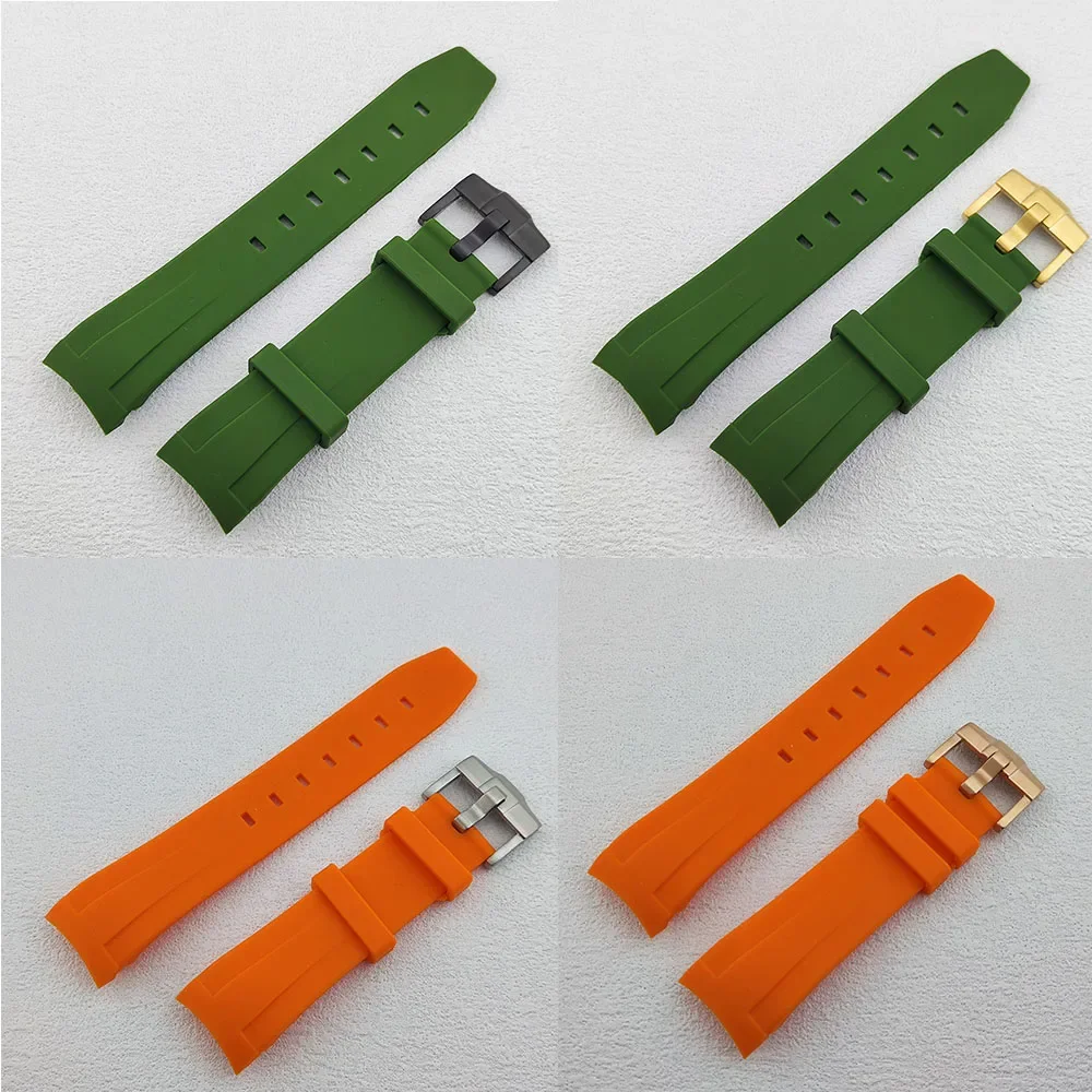 skx007 watch strap 22mm universal strap NH35 strap Silicone rubber watch band fors skx007 available in a variety of colors