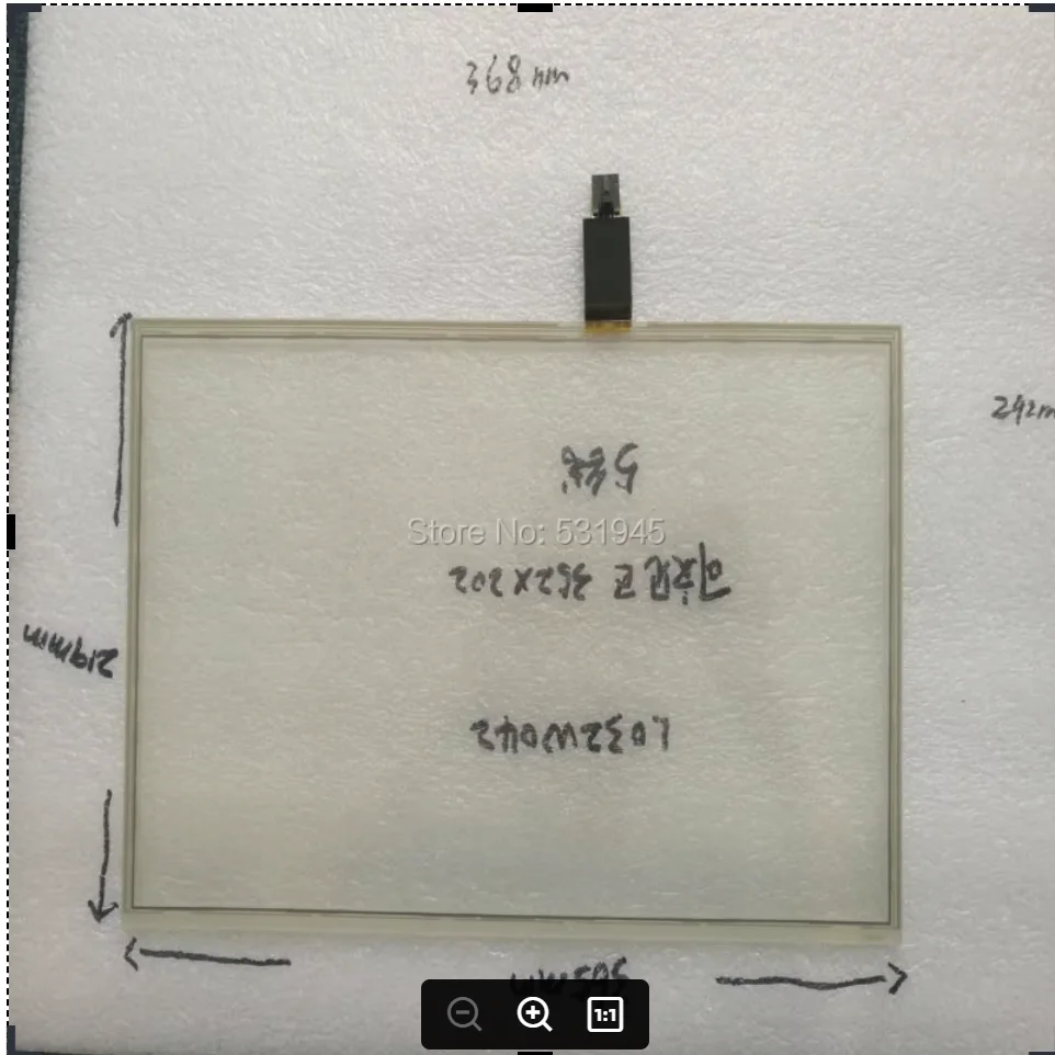 

ZhiYuSun NEW 15.6inch 365mm*219mm Touch Screen 5 wire resistive USB touch panel 365*219 freeshipping L032W042