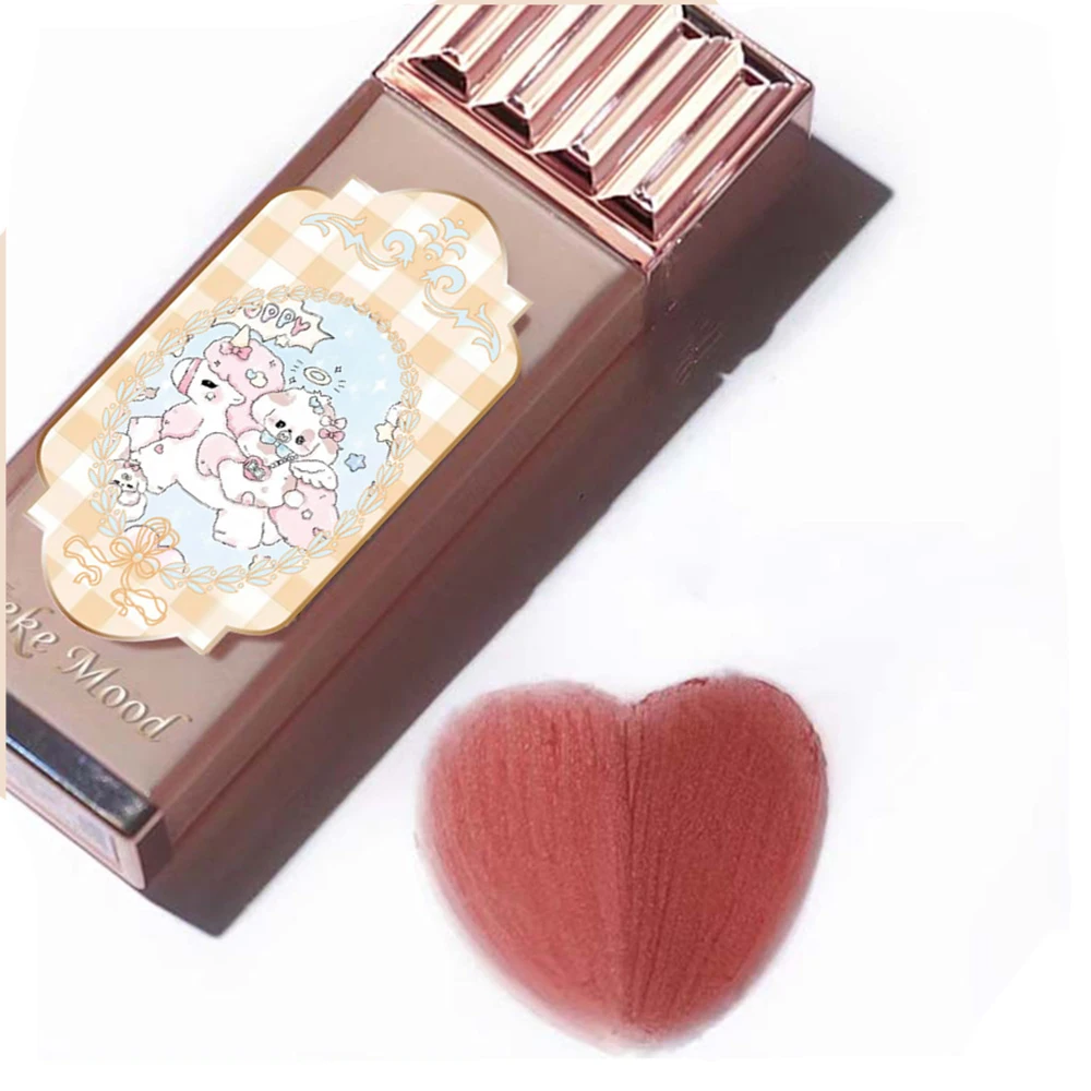 Flower Knows Chocolate Shop Cloud Lip Cream Delicate Clear Thin Autumn And Winter Milk Tea Color