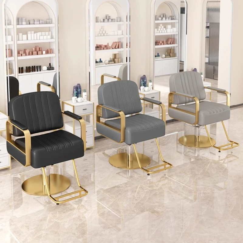 

Ergonomic Professional Portable Adjustable Economic Modern Design Barber Chair High-quality Cadeira Furniture Beauty Salon