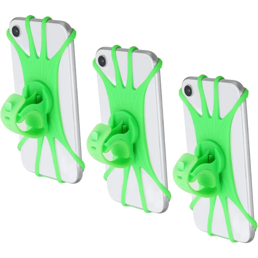 

3 шт., велосипедное крепление для телефона, вращение на 360 градусов, силиконовый держатель для телефона для мотоцикла для 36,5 телефонов, регулируемое крепление для телефона для мотоцикла