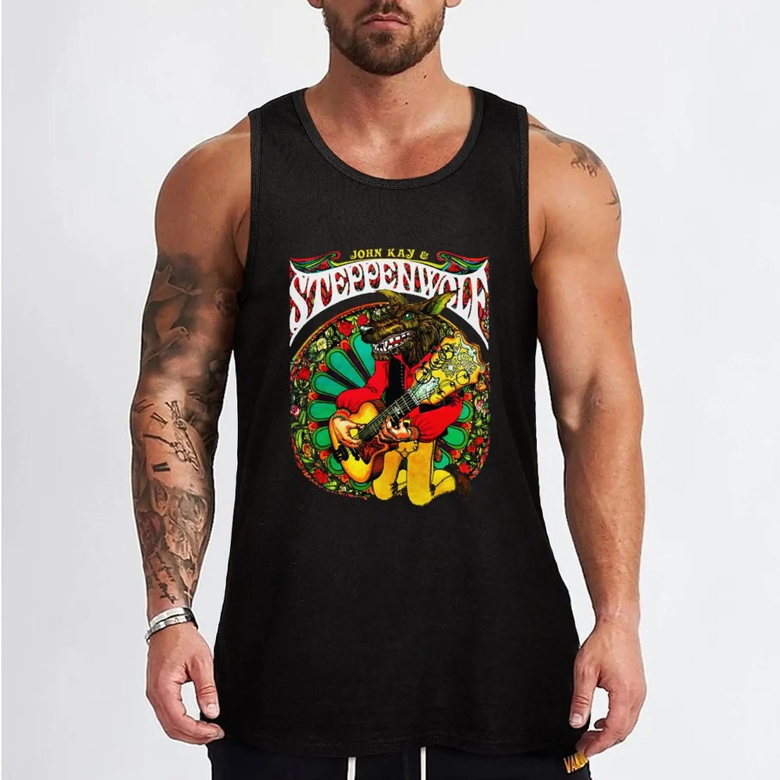 steppenwolfactres band rock 90art Tank Top sleeveless shirt man gym fitness