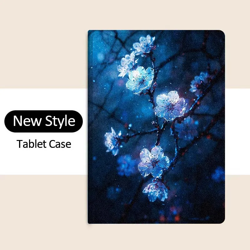 

Luminous Flower Beautiful For OPPO Pad 2 3 4 Neo Air SE X Pro 10.36 11 11.4 11.61 12.1 13.2 Inch 2025 Foldable Tablet Case