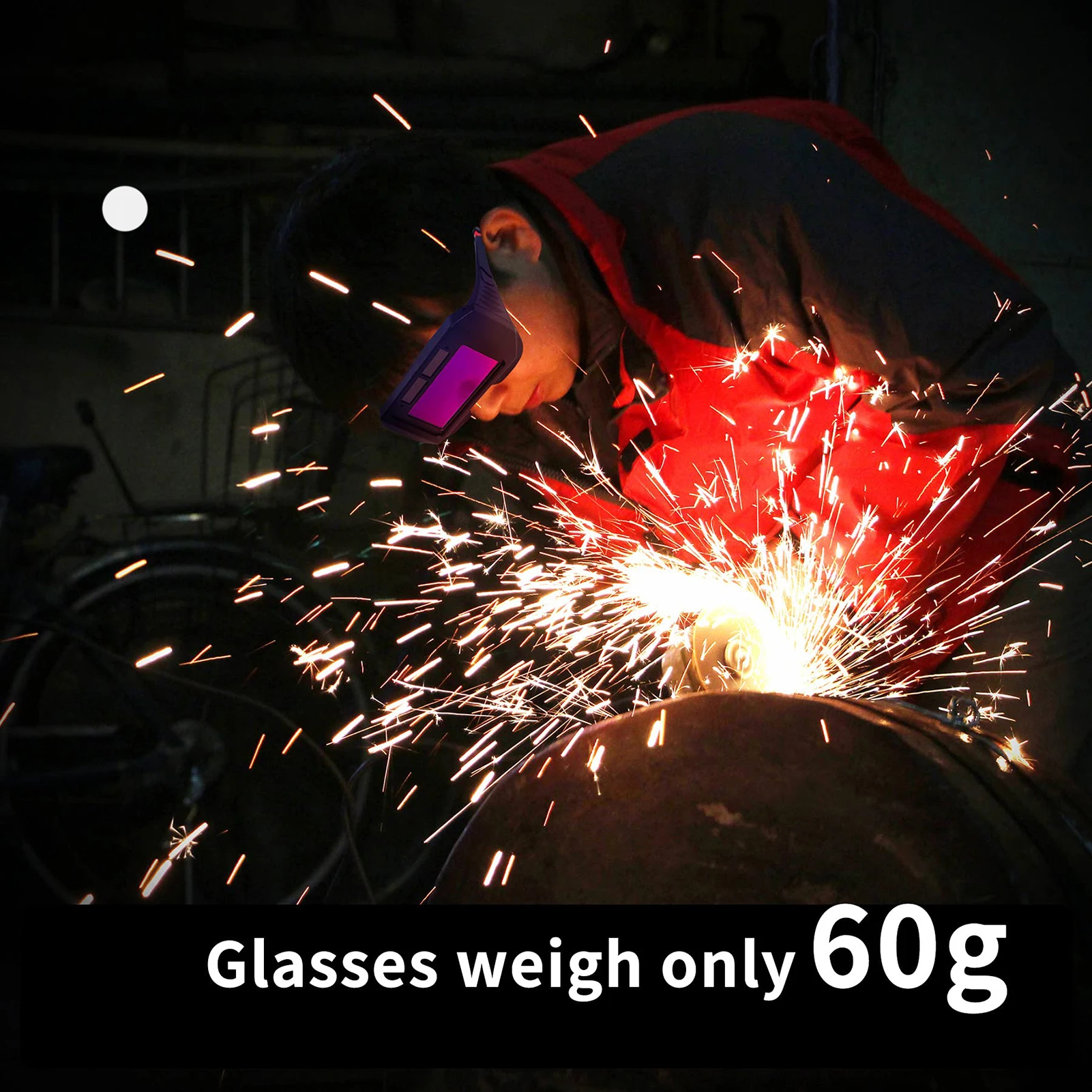 

Solar Electric Welding Goggles Automatic Dimming Electric Welding Glasses for Gas Welding Brazing Cutting