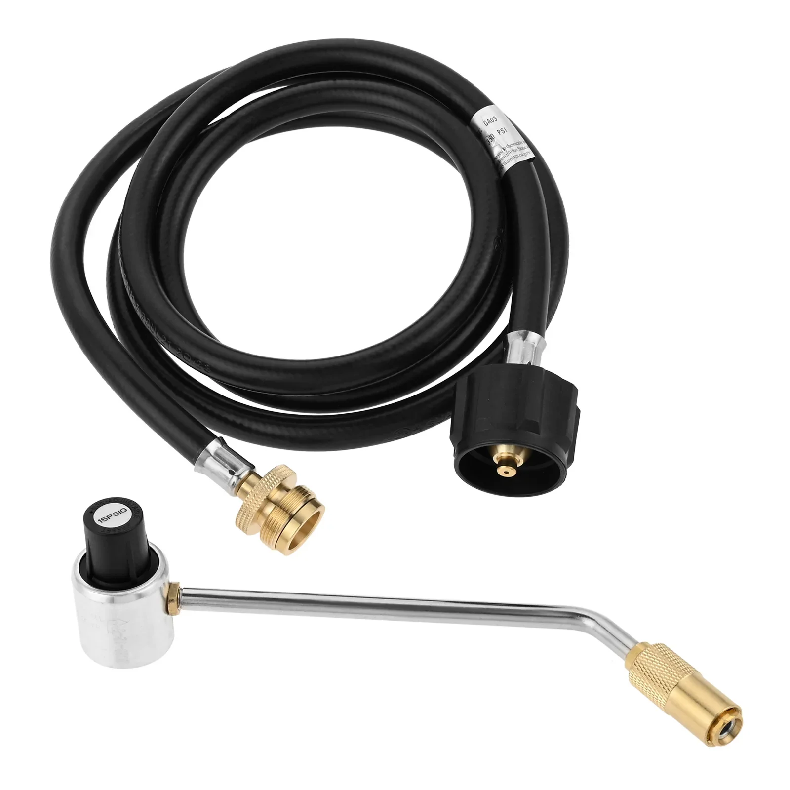6 Feet Propane Adapter Hose 1 lb to 20 lb Converter with 5430 Pressure Stove Regulator Replacement for Coleman Propane Stoves