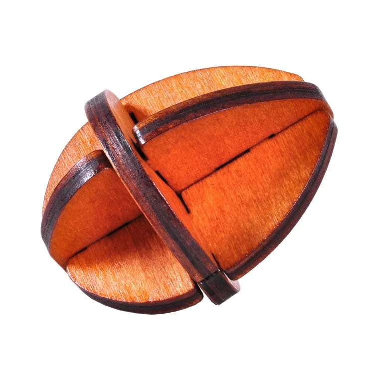 Drewniany Kong Ming Lock Lu Ban Lock Łamigłówka Edukacyjna Zabawka Montessori 3D Puzzle Gra Odblokowywania Zabawki dla Dzieci i Dorosłych