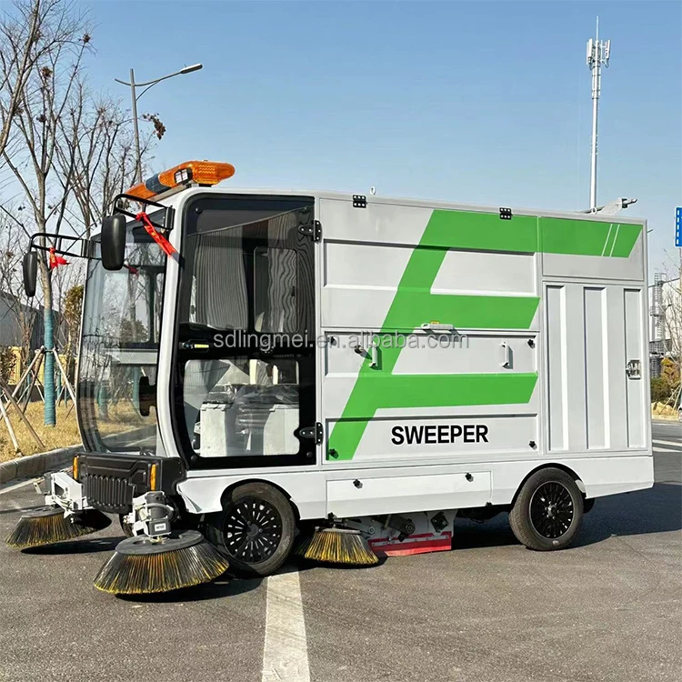 Low Noise Operation Electric Ride on Sweeper Industrial Sweeper Comfortable Seat Design for Extended Cleaning Sessions