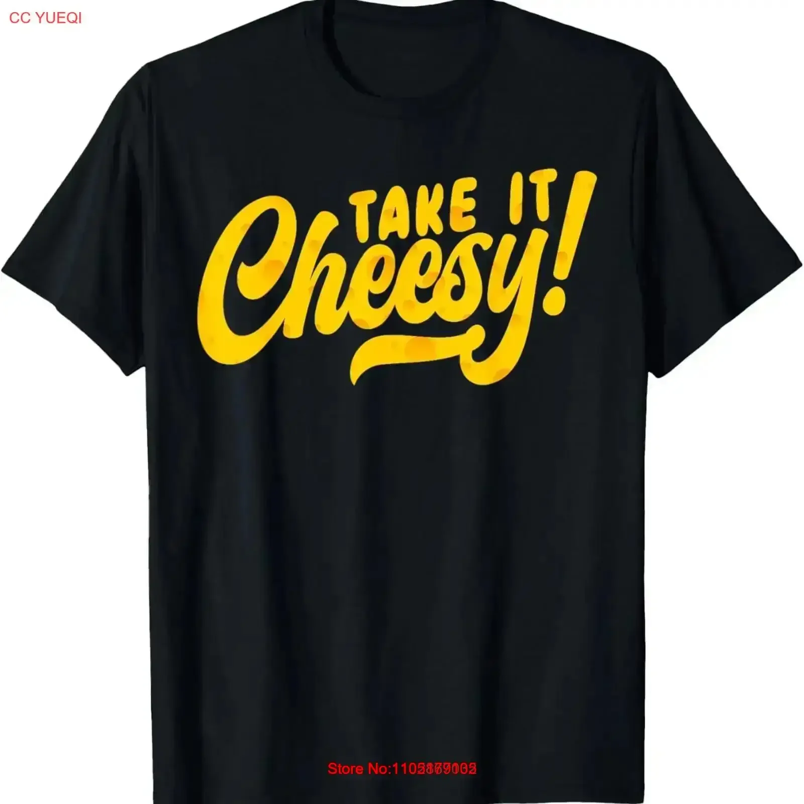 Take It Cheesy Food Lover Foodie Cheese Eater T Shirt vintage Washed streetwear graphic Versatile Breathable homme vintage