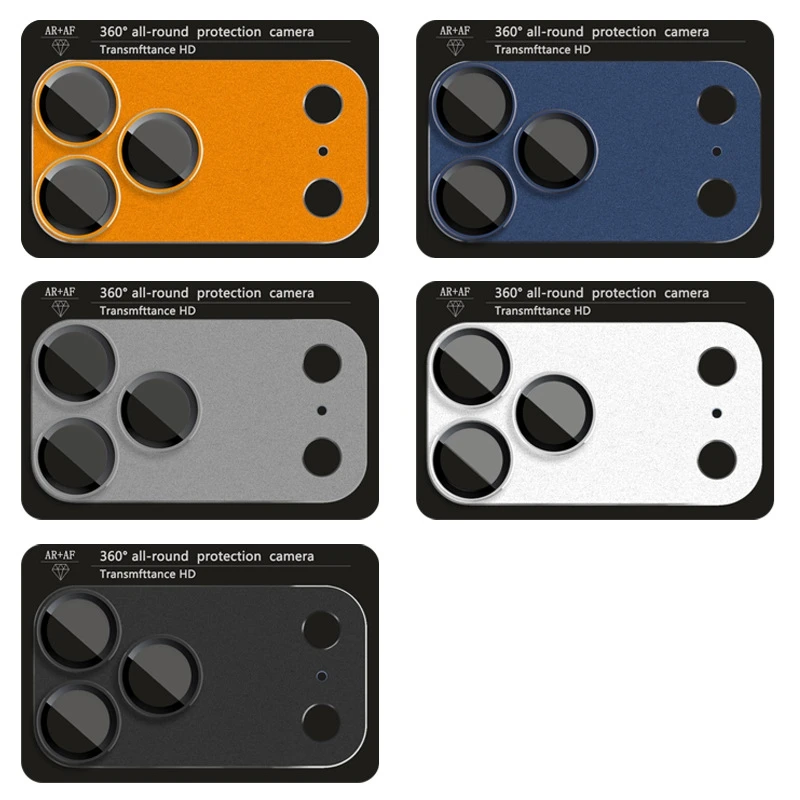 For IPhone 17 Pro Max 17Pro Metal Camera Protector Glass Alloy Lens Ring Cover Anti-Scratch Shockproof Phone Lens Accessories